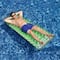 Swimline 6ft. Green & Gray Inflatable Sun Tanning Swimming Pool Mattress Raft